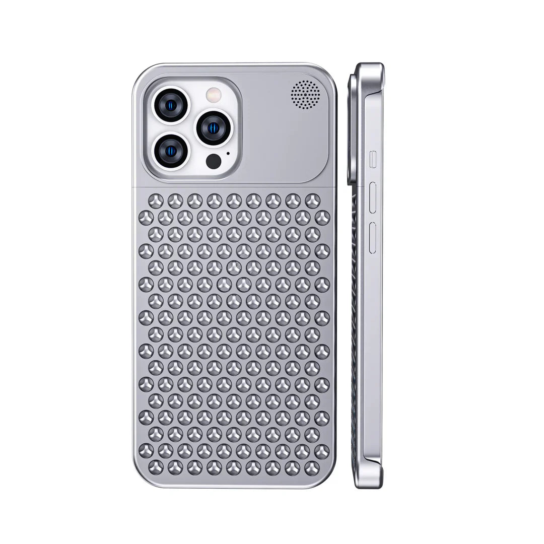 CALORA_ Aluminium Legering Hoes voor iPhone – Slanke en Sterke Bescherming