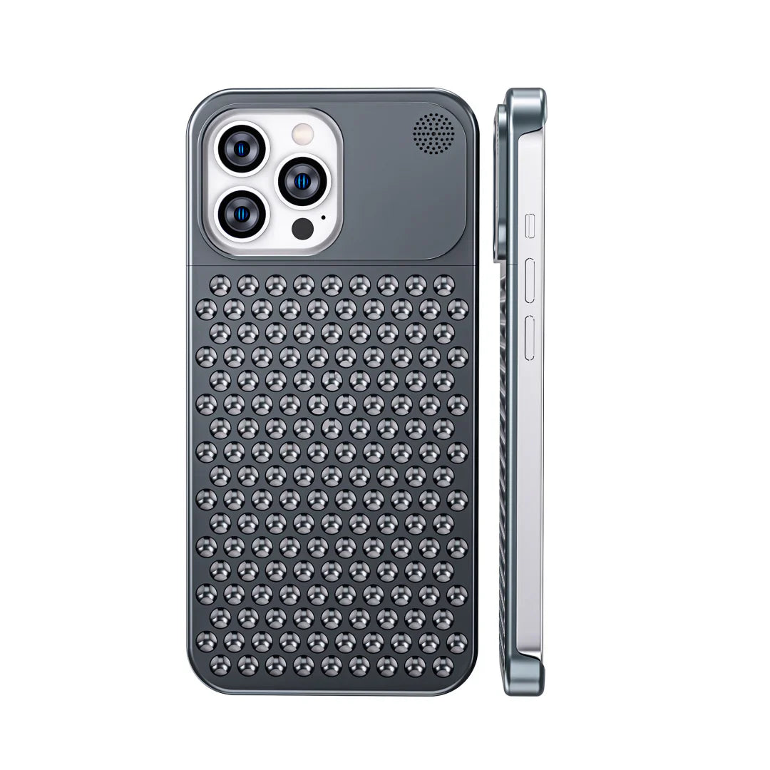 CALORA_ Aluminium Legering Hoes voor iPhone – Slanke en Sterke Bescherming