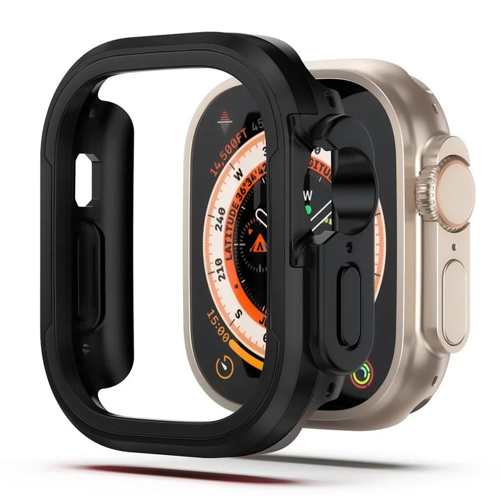 CALORA_ Aluminiumlegering Case Voor Apple Watch Met Volledige Bescherming