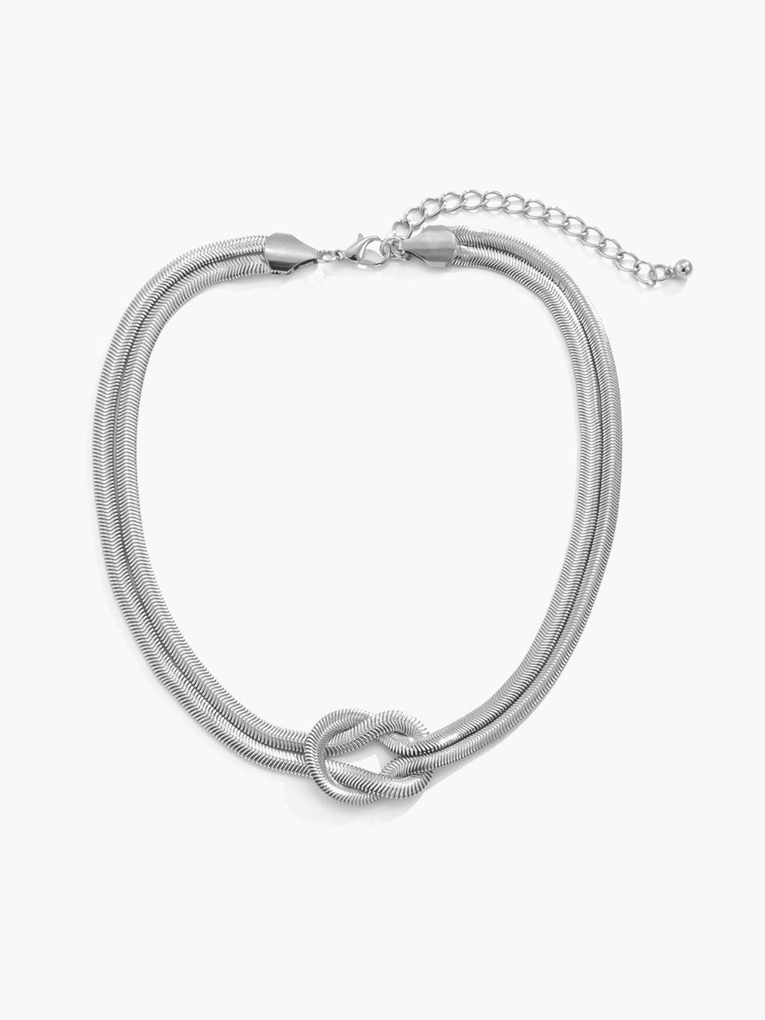 CALORA_ Amour | Liefde Geknoopte Slang Ketting