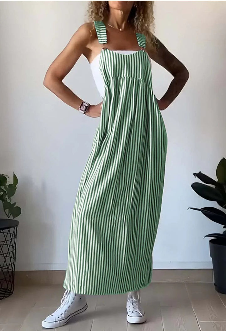 CALORA_ Arlette | Casual Gestreepte Jumpsuit