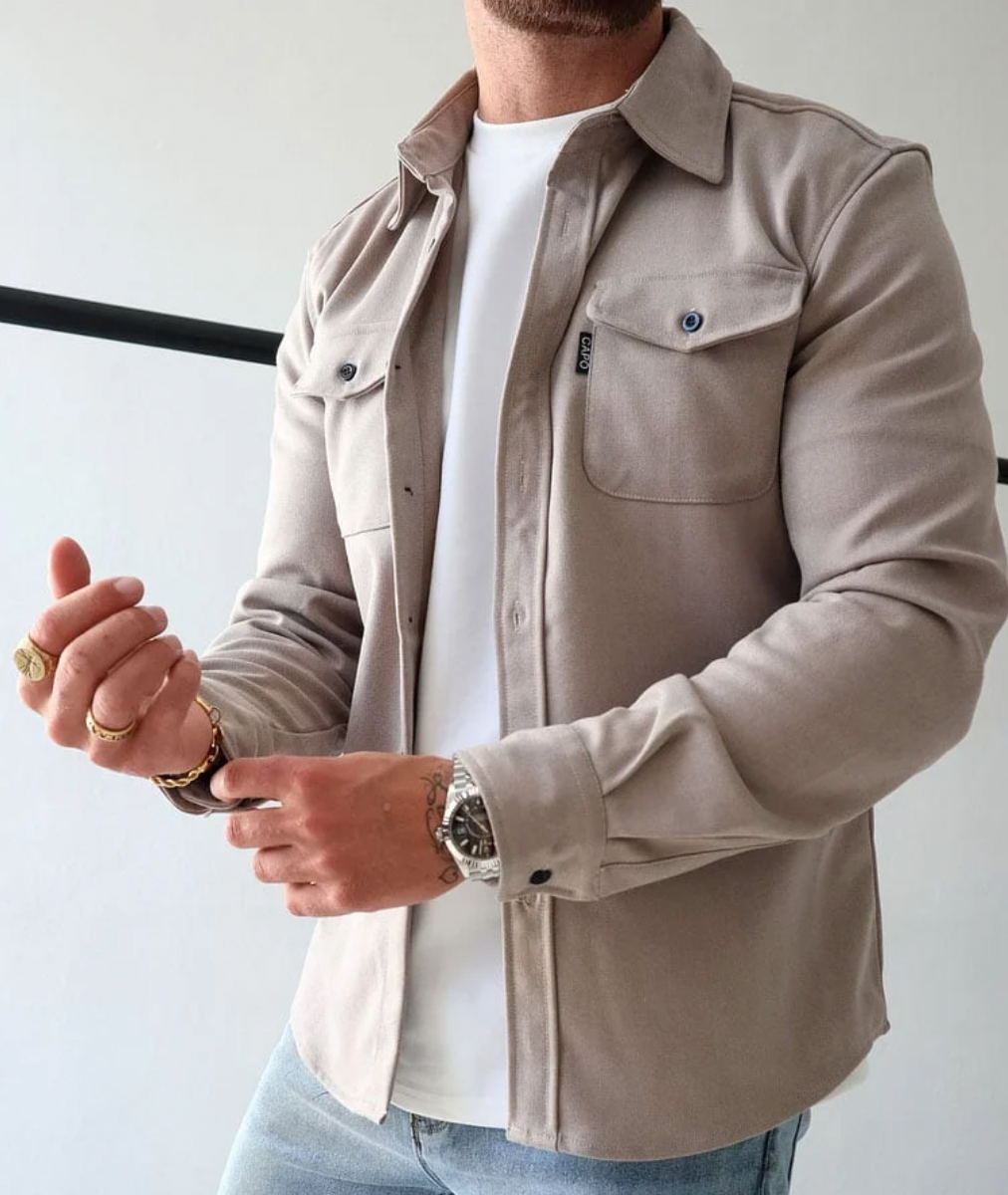 CALORA_ Arlo | Casual herfst overhemd heren