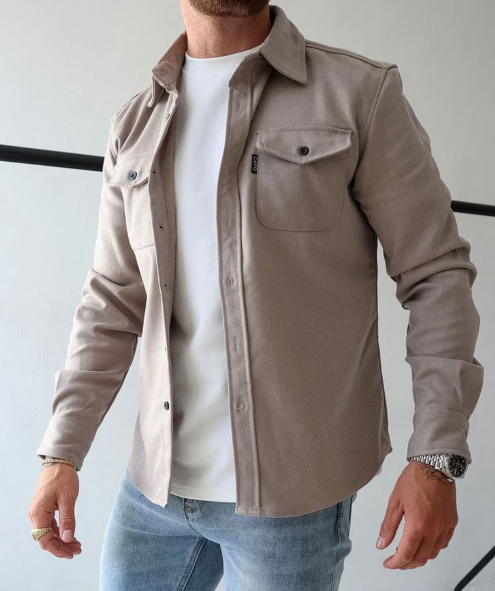 CALORA_ Arlo | Casual herfst overhemd heren