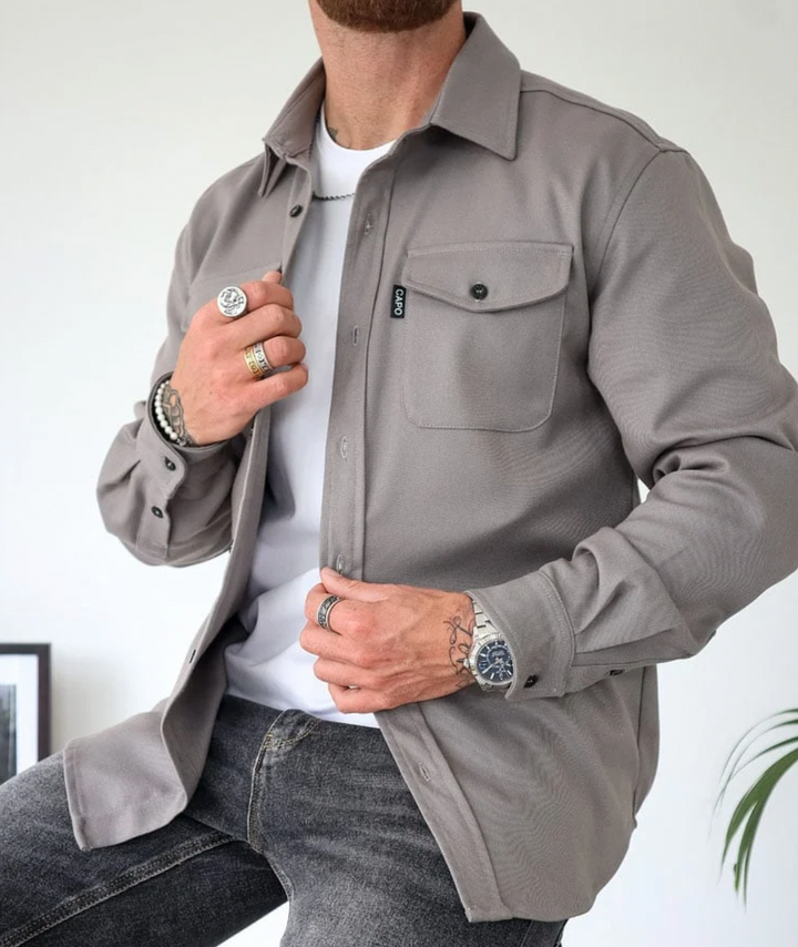 CALORA_ Arlo | Casual herfst overhemd heren