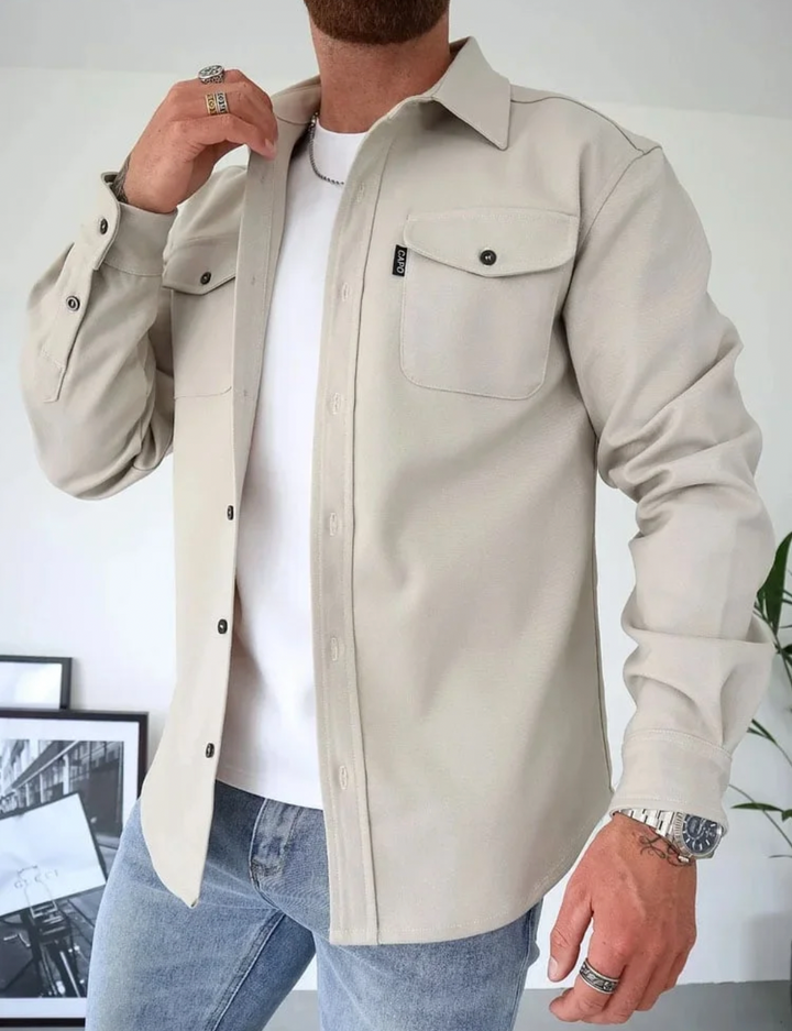 CALORA_ Arlo | Casual herfst overhemd heren