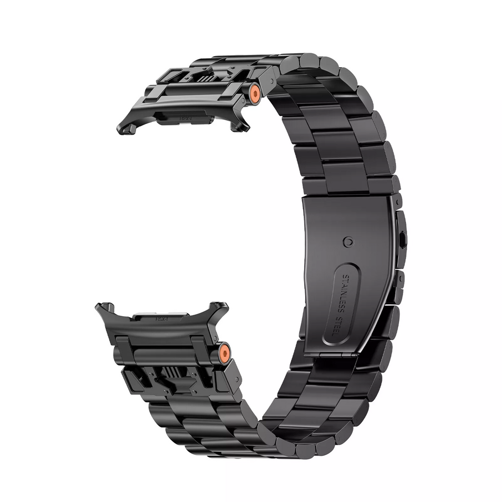 CALORA_ Armor RVS Band Voor Samsung Watch 7 Ultra van Hoogwaardig Staal
