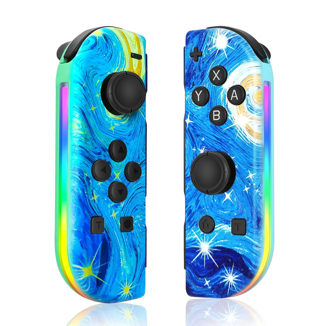 CALORA_ Bluetooth LED Joystick voor Nintendo Switch Unieke kleuren - Draadloze Controllers