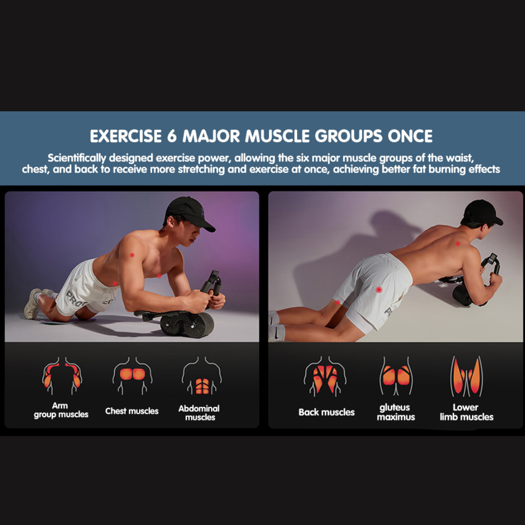 CALORA_ BodyCore | Geavanceerde Buikspier Roller met elleboogsteun