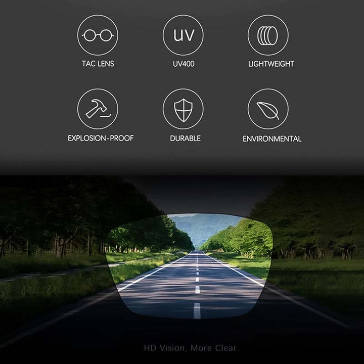CALORA_ Boostiq - Adventure Pro Gepolariseerde Motorfiets Zonnebril voor Duidelijk Zicht