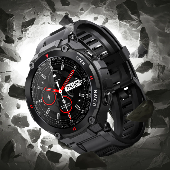 CALORA_ Boostiq - Hardloop Watch Herensporthorloge Bluetooth Voor Android iOS