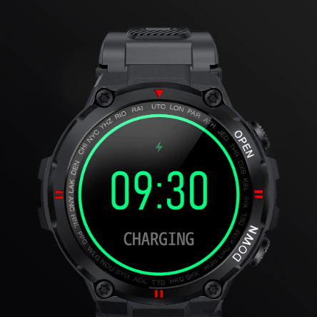 CALORA_ Boostiq - Hardloop Watch Herensporthorloge Bluetooth Voor Android iOS