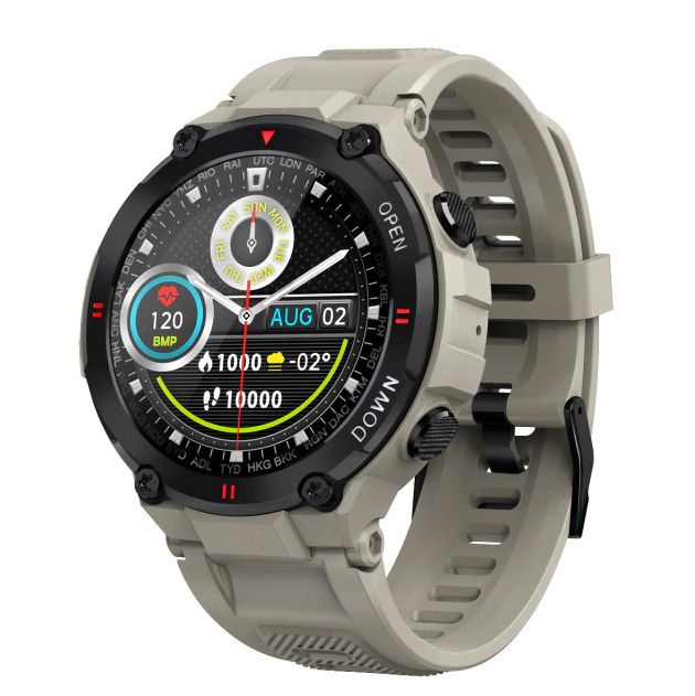 CALORA_ Boostiq - Hardloop Watch Herensporthorloge Bluetooth Voor Android iOS