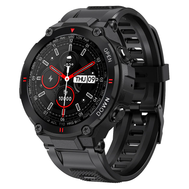 CALORA_ Boostiq - Hardloop Watch Herensporthorloge Bluetooth Voor Android iOS