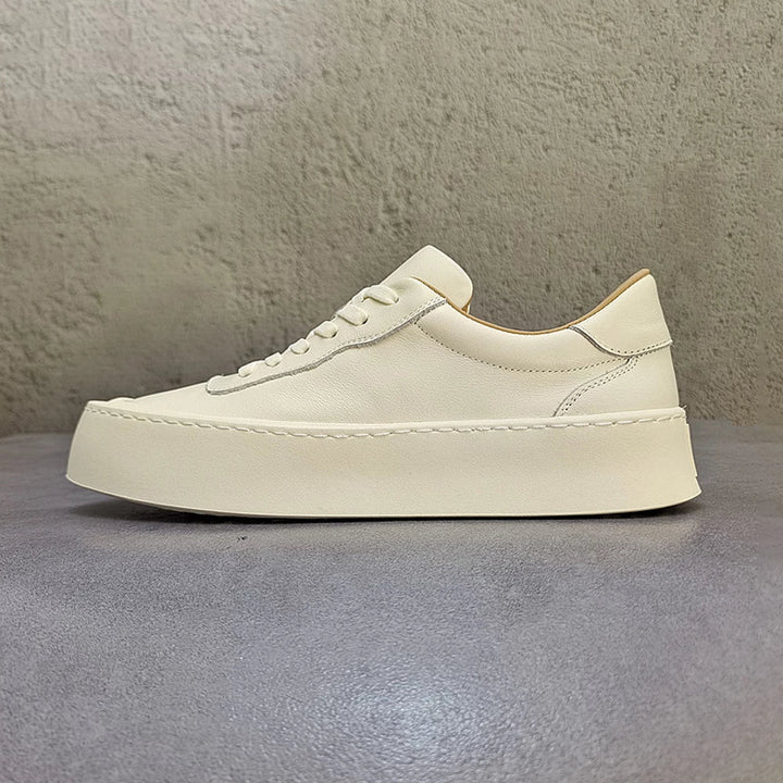 CALORA_ Bossélio | Leren Low-Top Sneakers