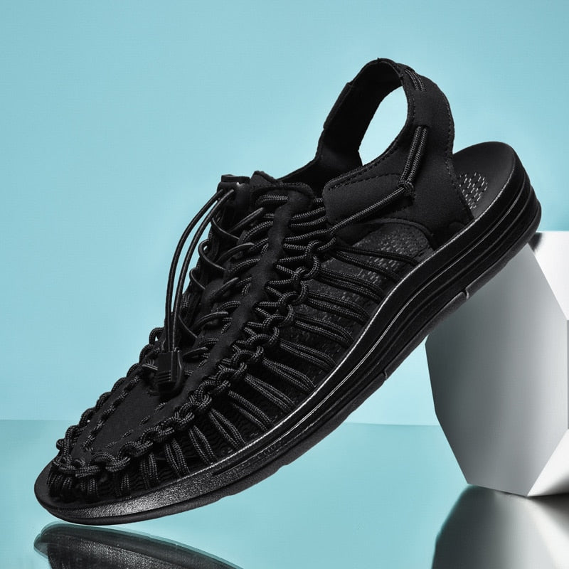 CALORA_ Breezy | Gevlochten luchtige Open Sandalen Sneakers