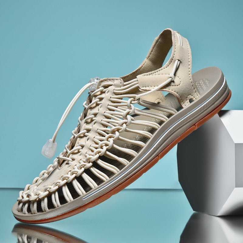 CALORA_ Breezy | Gevlochten luchtige Open Sandalen Sneakers