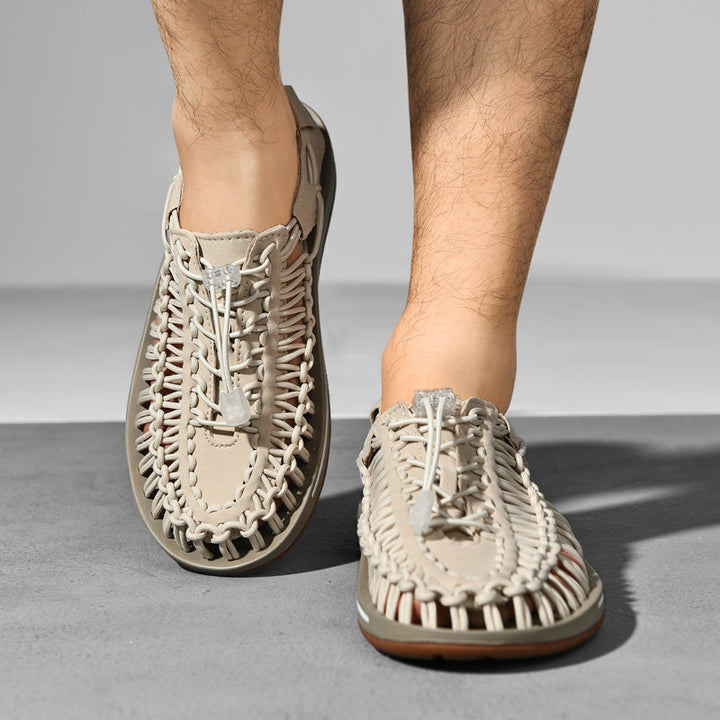 CALORA_ Breezy | Gevlochten luchtige Open Sandalen Sneakers