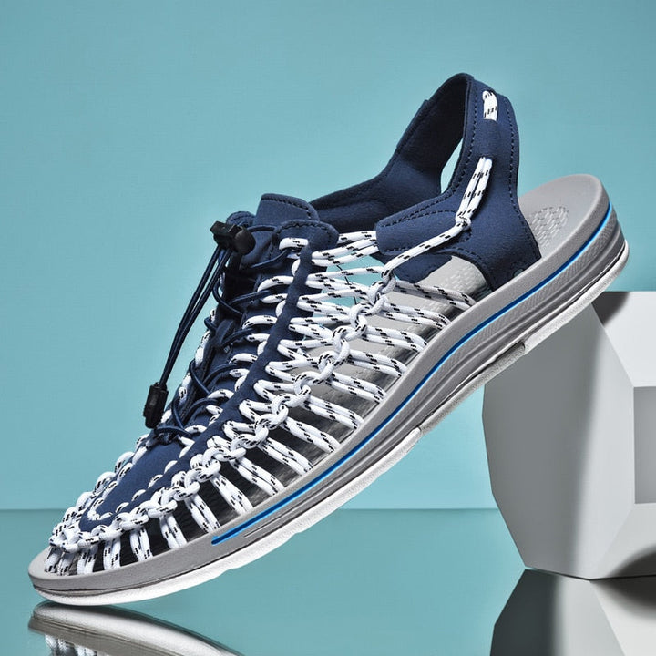 CALORA_ Breezy | Gevlochten luchtige Open Sandalen Sneakers