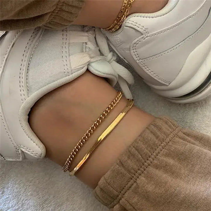 CALORA_ Breezyloves - Strand Enkelband Sieraad