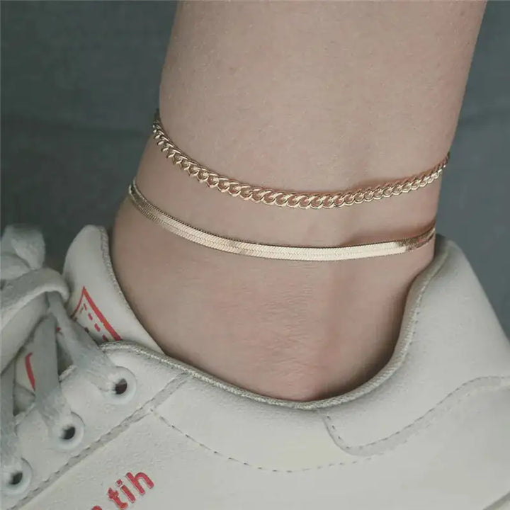 CALORA_ Breezyloves - Strand Enkelband Sieraad
