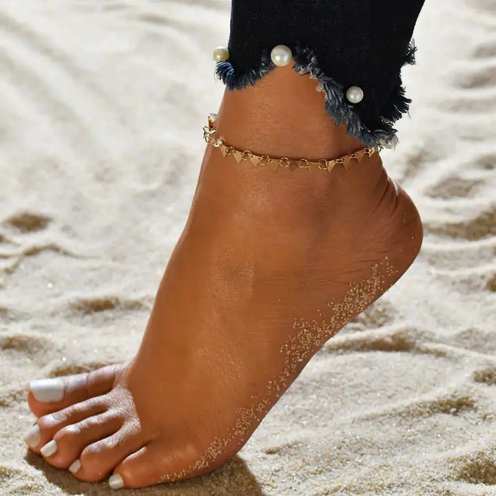 CALORA_ Breezyloves - Strand Enkelband Sieraad