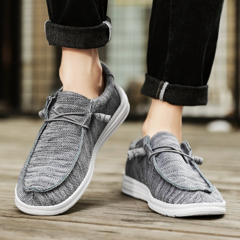 CALORA_ Casual Canvas Schoenen voor Mannen – Comfortabele Uniek Design
