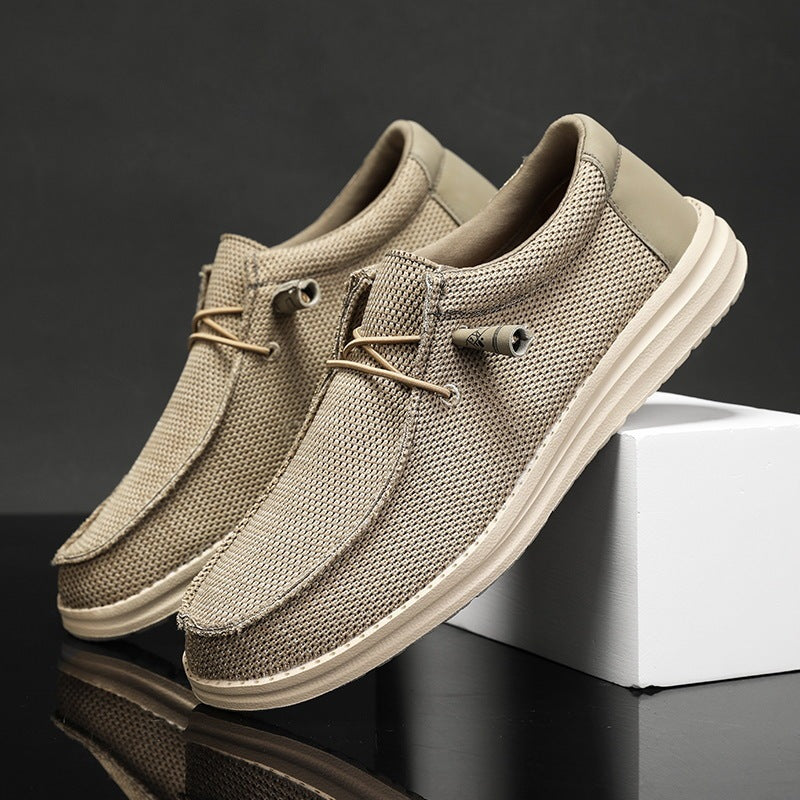CALORA_ Casual Canvas Schoenen voor Mannen – Comfortabele Uniek Design