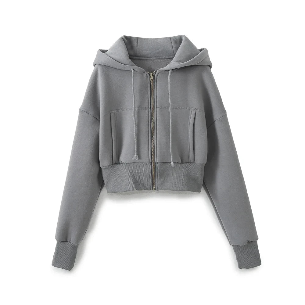 CALORA_ Casual Vrouwen Bomberjas en Broek Joggingspak Set