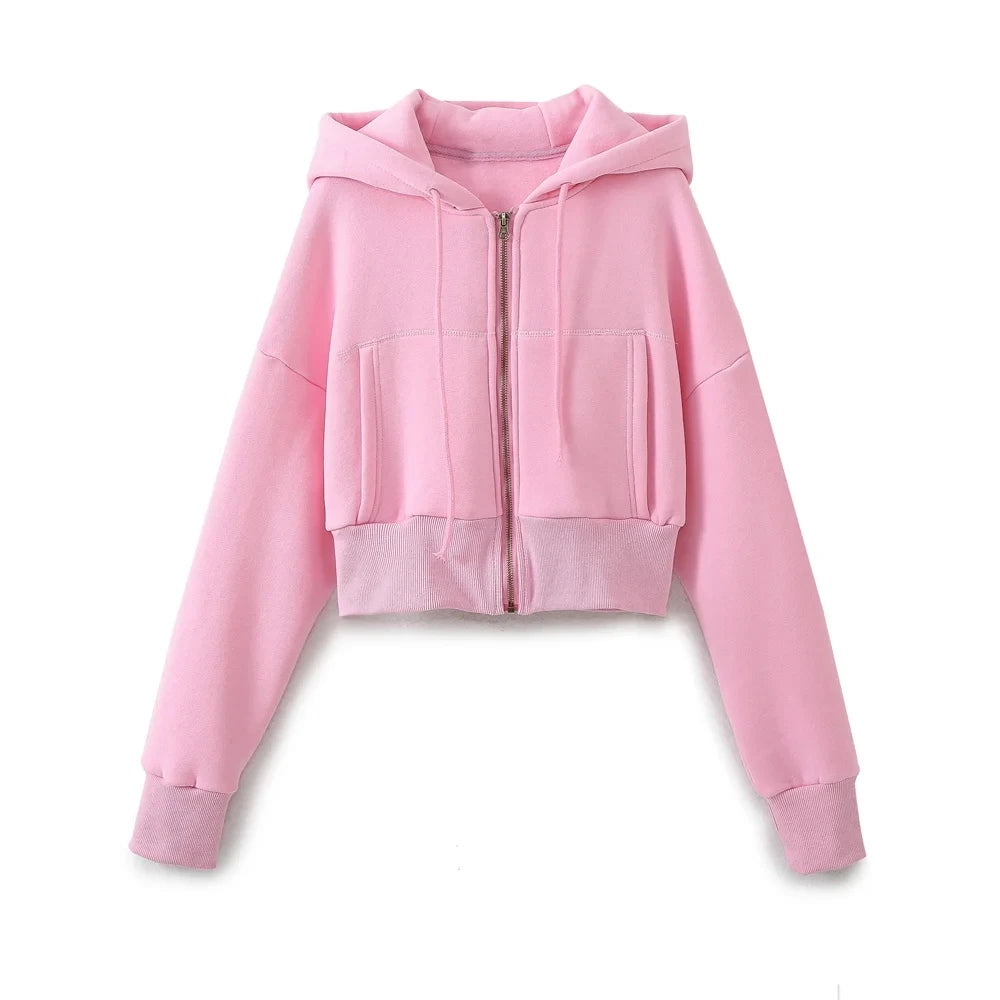 CALORA_ Casual Vrouwen Bomberjas en Broek Joggingspak Set