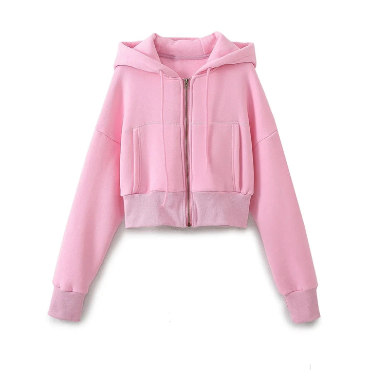 CALORA_ Casual Vrouwen Bomberjas en Broek Joggingspak Set