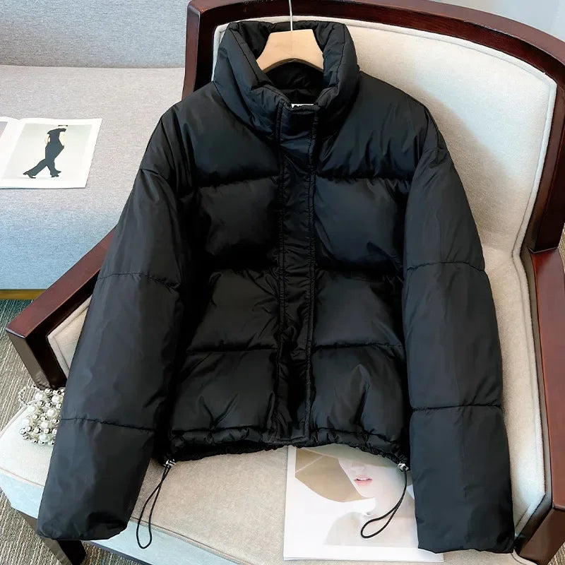 CALORA_ Casual puffer winterjas voor dames – comfortabel en stijlvol
