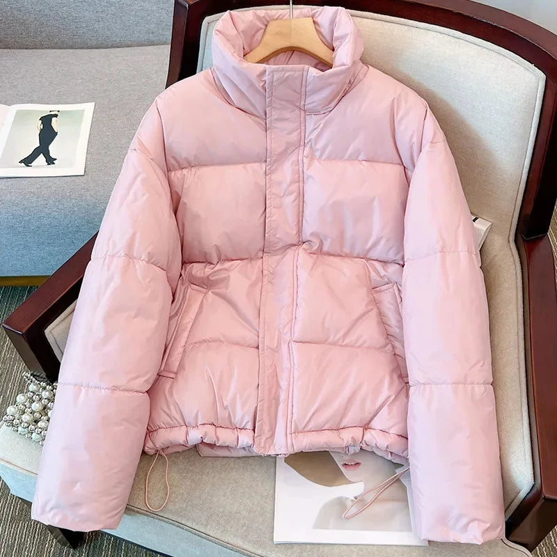 CALORA_ Casual puffer winterjas voor dames – comfortabel en stijlvol