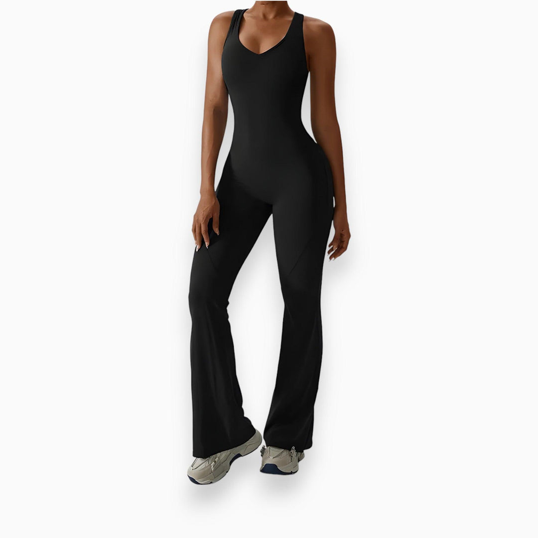 CALORA_ Chique Strakke Jumpsuit