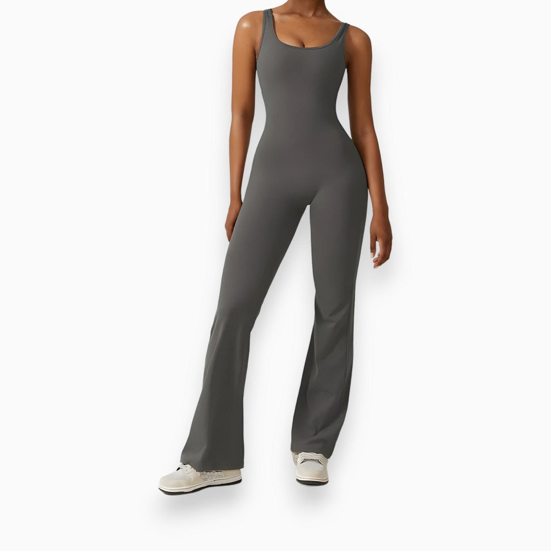 CALORA_ Chique Strakke Jumpsuit