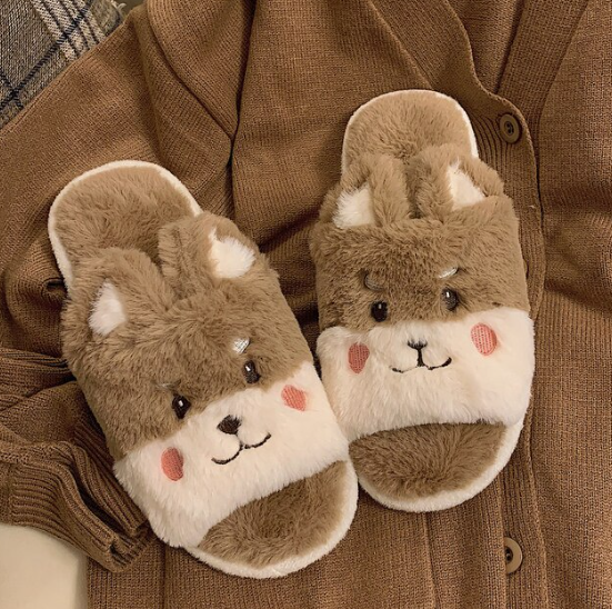 CALORA_ ComflyFluffs | Fluffy Schattige Animal Pantoffels