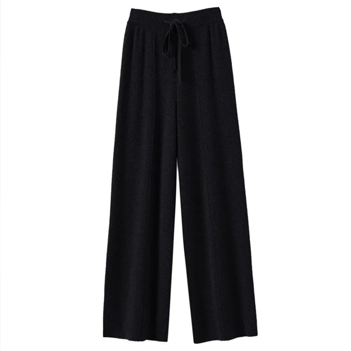CALORA_ Comfortabele Wijde Sweatpants van Zachte Stof voor Thuis