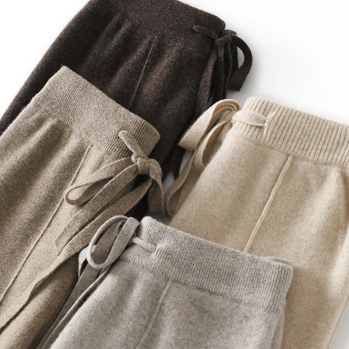CALORA_ Comfortabele Wijde Sweatpants van Zachte Stof voor Thuis