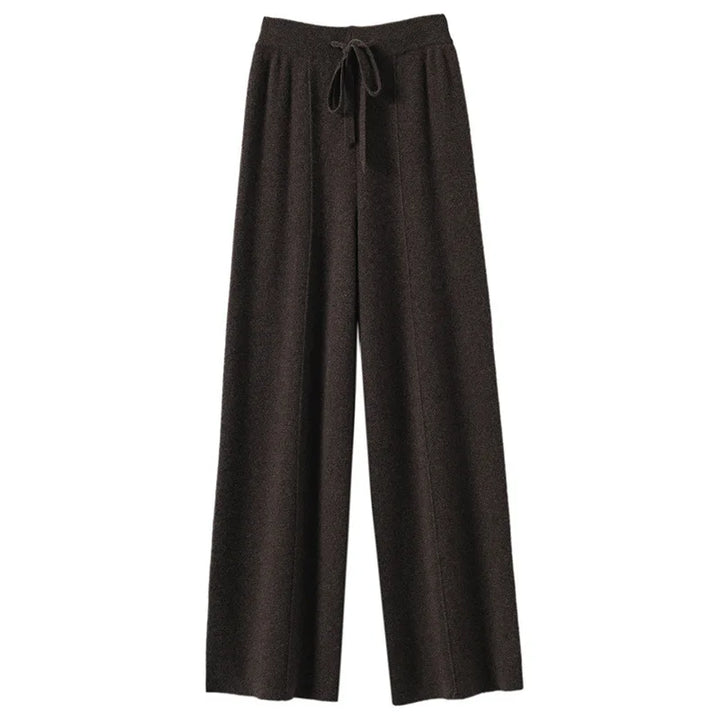 CALORA_ Comfortabele Wijde Sweatpants van Zachte Stof voor Thuis
