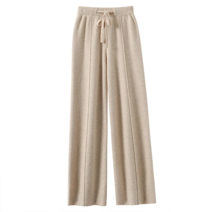 CALORA_ Comfortabele Wijde Sweatpants van Zachte Stof voor Thuis