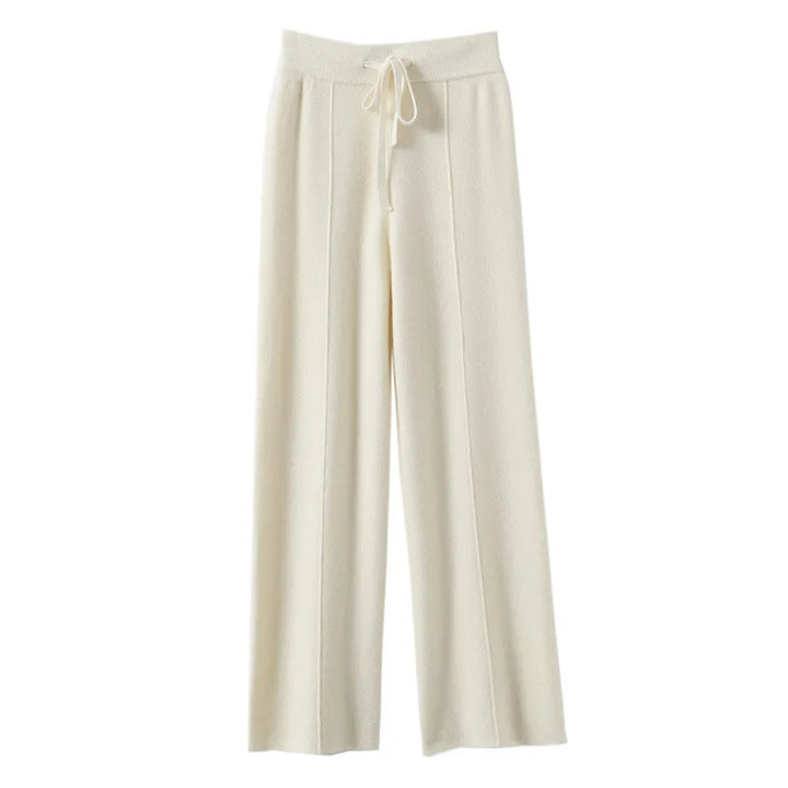 CALORA_ Comfortabele Wijde Sweatpants van Zachte Stof voor Thuis