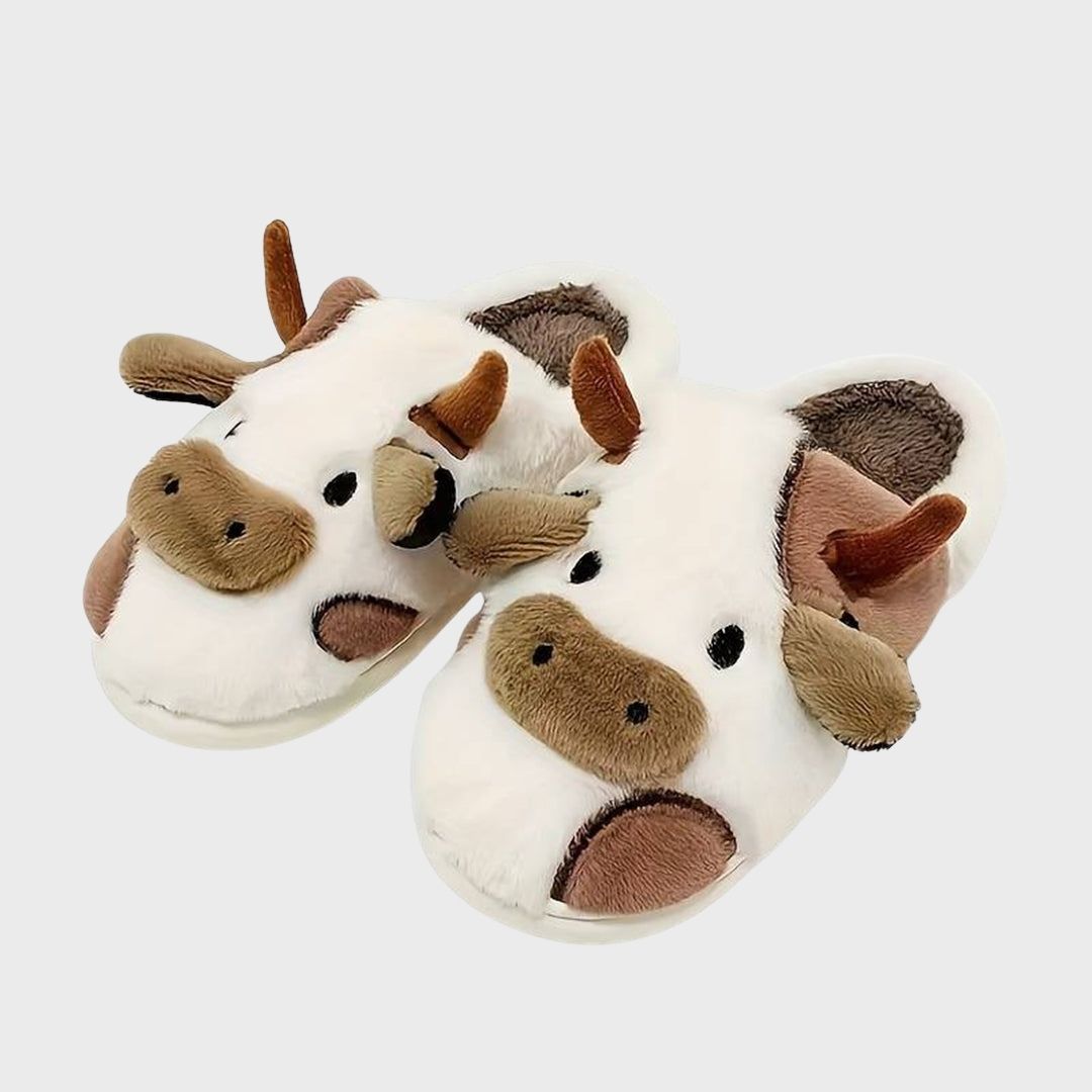 CALORA_ ComfyCows | Warme Koeien Pantoffels