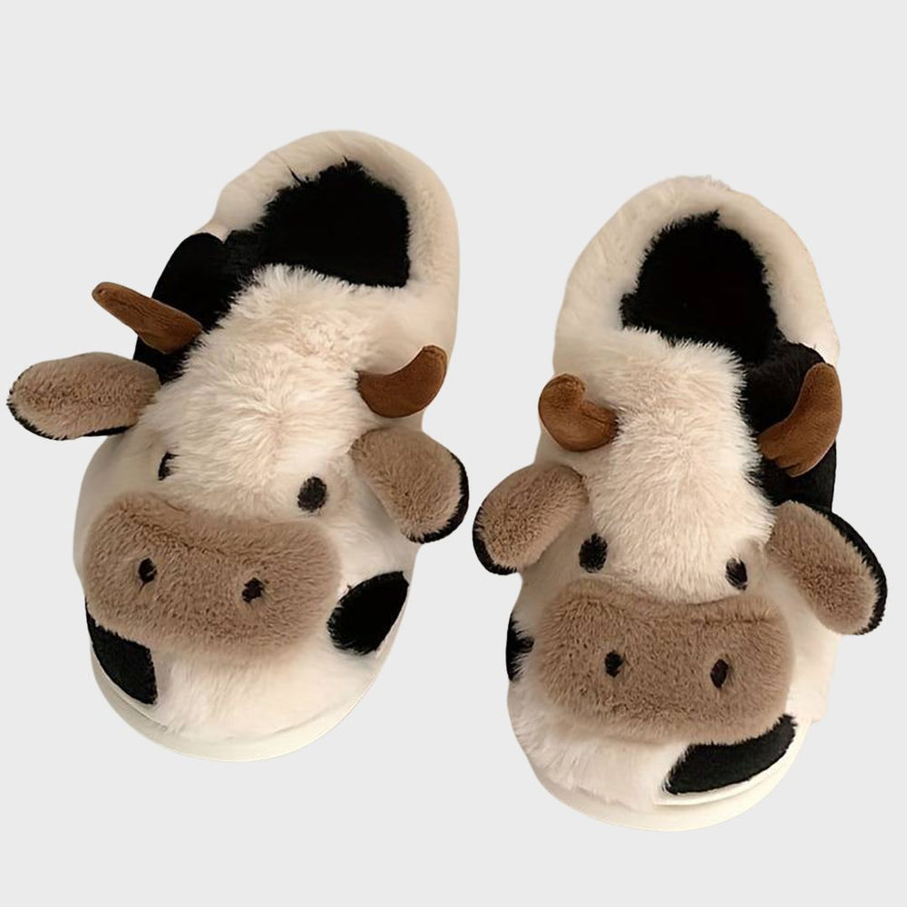 CALORA_ ComfyCows | Warme Koeien Pantoffels