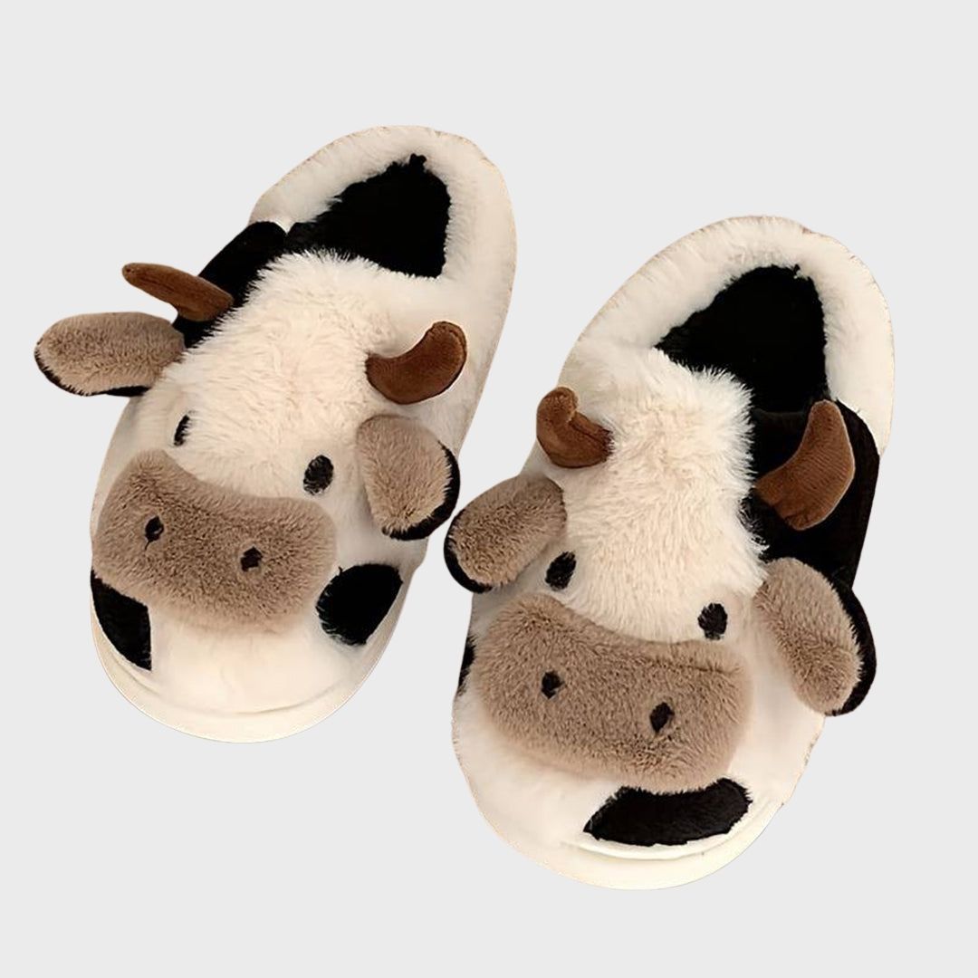 CALORA_ ComfyCows | Warme Koeien Pantoffels