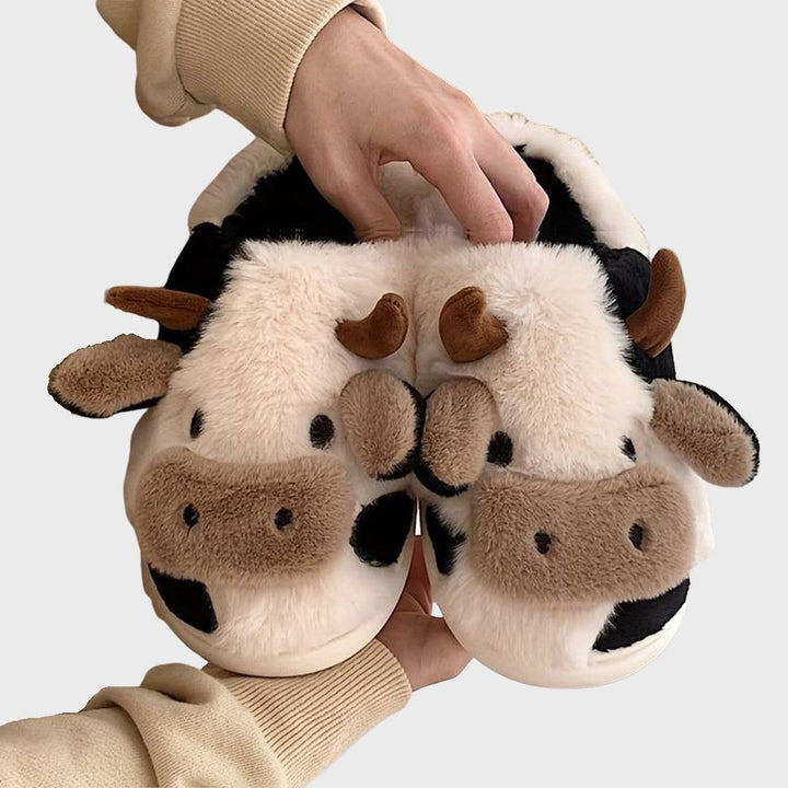 CALORA_ ComfyCows | Warme Koeien Pantoffels