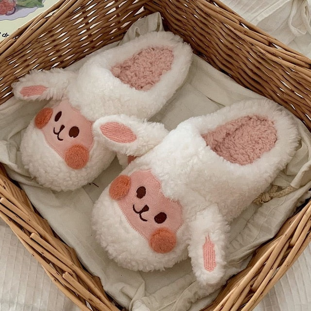 CALORA_ ComfyFluffs | Pluizige Koe Pantoffels
