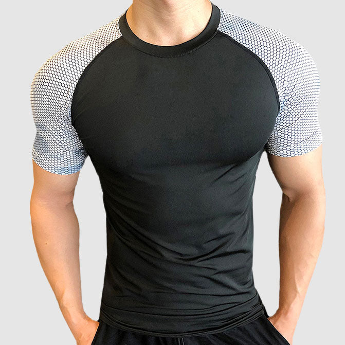 CALORA_ Compressie Gym Shirt voor Maximale Prestaties en Ademend Comfort