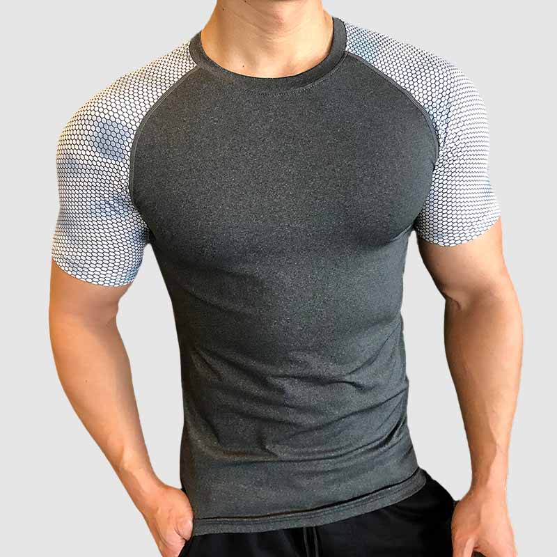 CALORA_ Compressie Gym Shirt voor Maximale Prestaties en Ademend Comfort