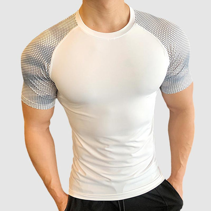 CALORA_ Compressie Gym Shirt voor Maximale Prestaties en Ademend Comfort