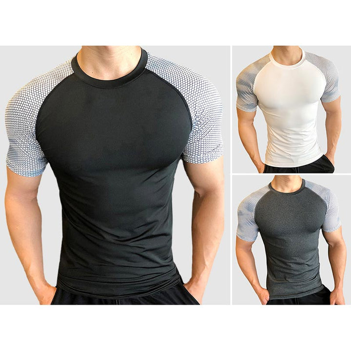 CALORA_ Compressie Gym Shirt voor Maximale Prestaties en Ademend Comfort