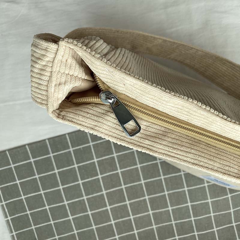 CALORA_ Corduroy Schoudertas voor Stijl en Functionaliteit